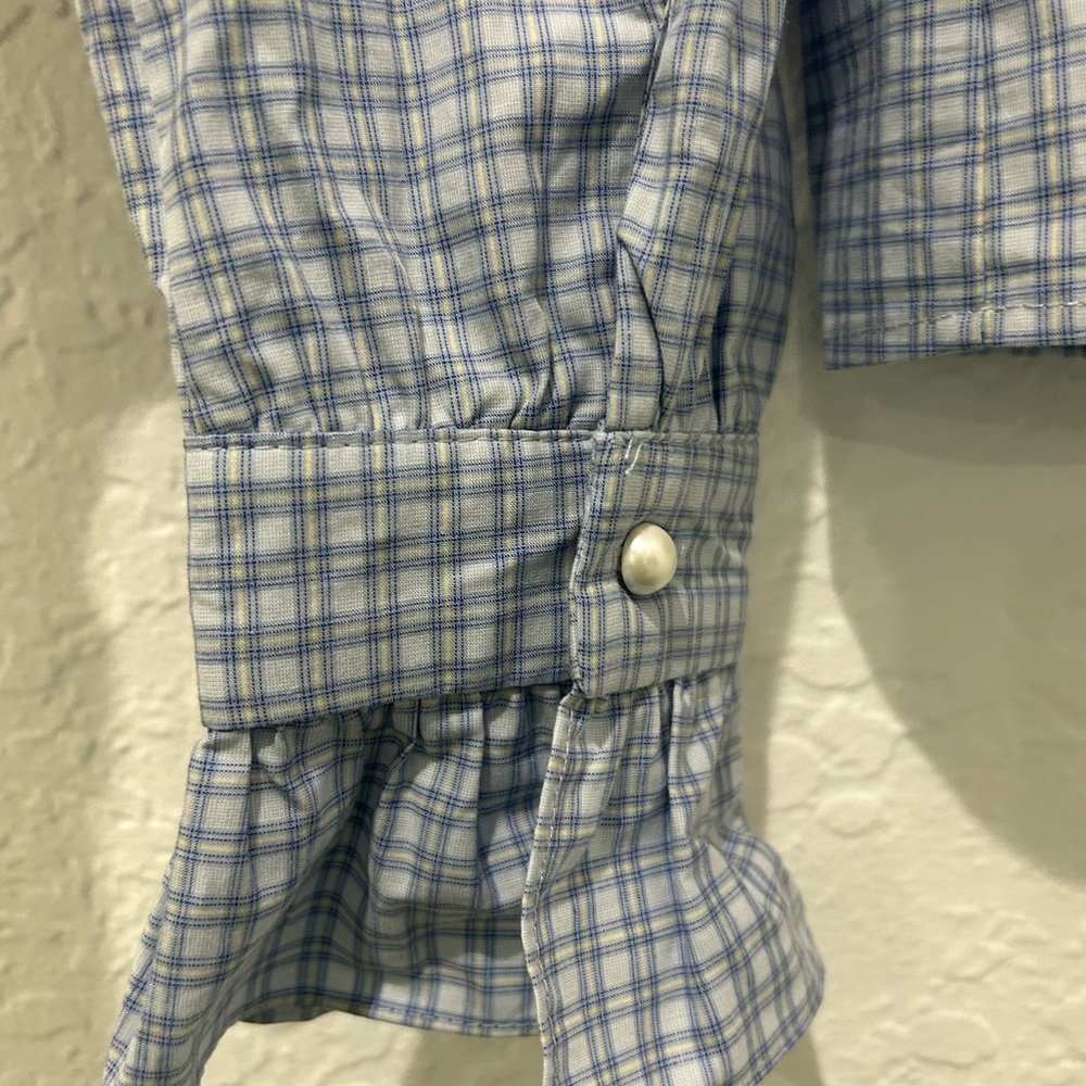⬇️PRICE⬇️ 
BATSHEVA • Women’s Long Sleeve Plaid Shirt • size 6 • - Picture 7 of 11